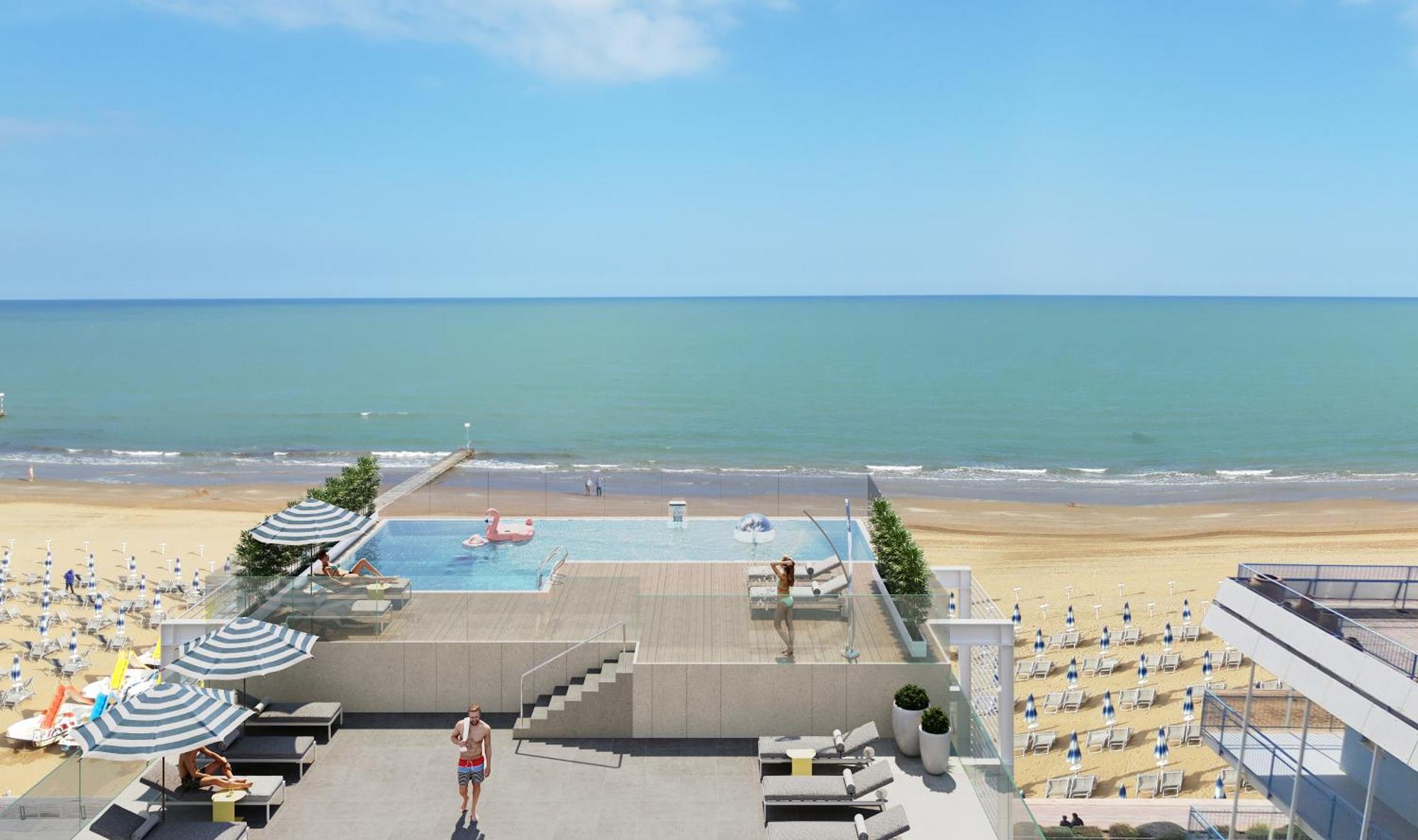 Victoria Frontemare Beach & Spa Hotel Jesolo Exteriér fotografie
